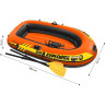 Надувная лодка INTEX Explorer Pro 200 (58357), 2 места, вёсла, насос, от 6 лет